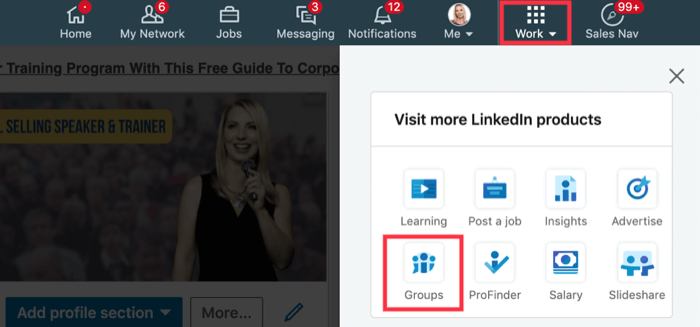 linkedin group how to create